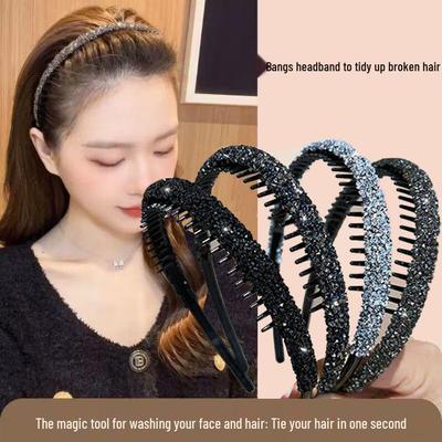 Non-Slip Versatile Headband with Teeth, Internet Celebrity Style, Adult Women's Hairpin & Hair Tie