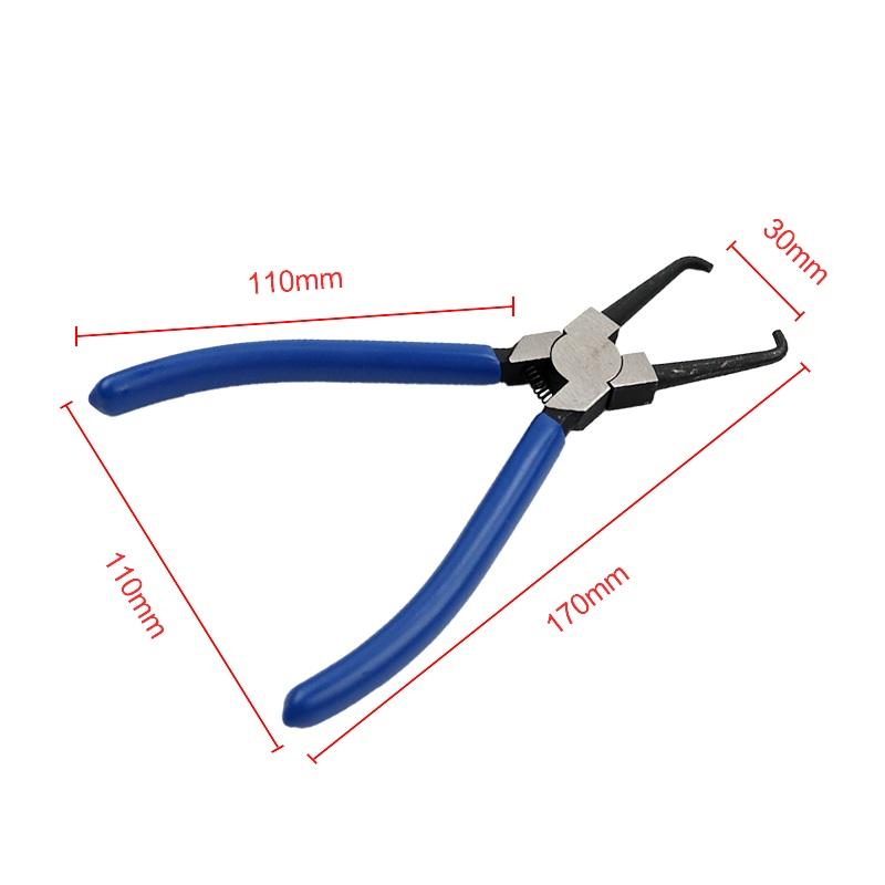 Professional Gasoline Pipe Joint Pliers Filter Caliper Oil Tubing Connector Disassembly Tools Quick Removal Pliers Clamp Repair светло-синий