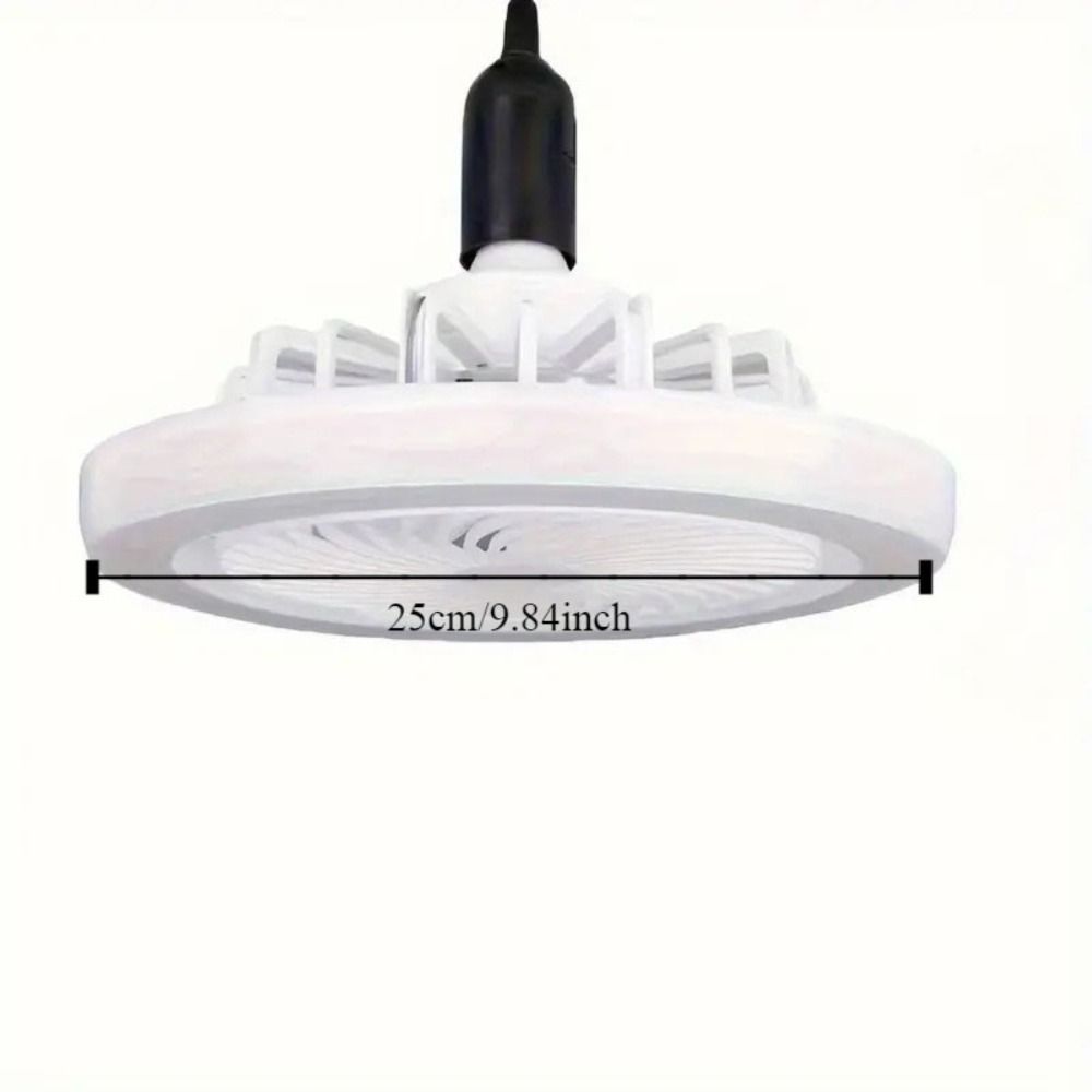 360-Degree Rotation E27 Fan Lamp Adjustable 2 in 1 LED Light Ceiling Fan E27 Fan Light  Bedroom