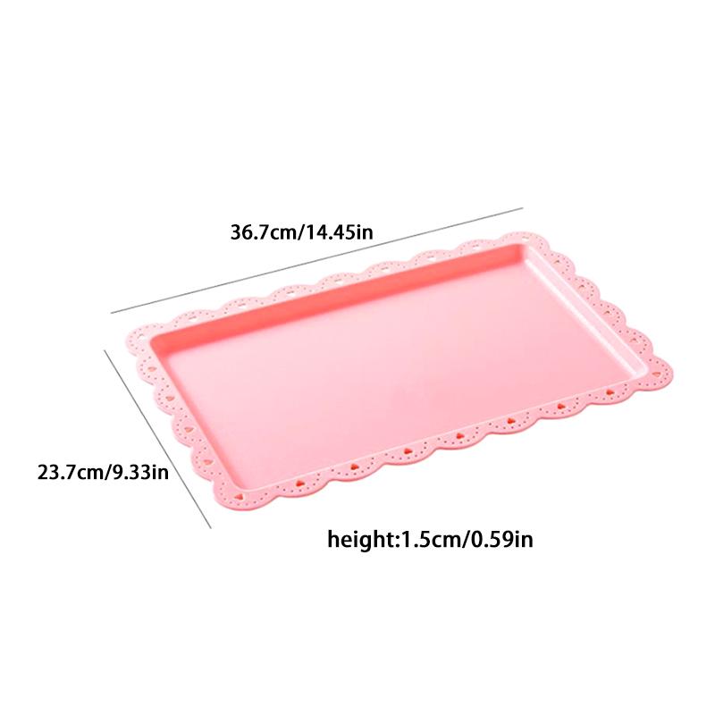 Tray Elegant Plastic Cake St Display Holder Wedding Birthday Party Supplies Christening Bridal Shower Christmas