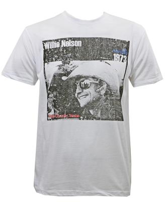 Authentic WILLIE NELSON Cowboy Self Portrait Slim T-Shirt S M L XL 2XL NEW
