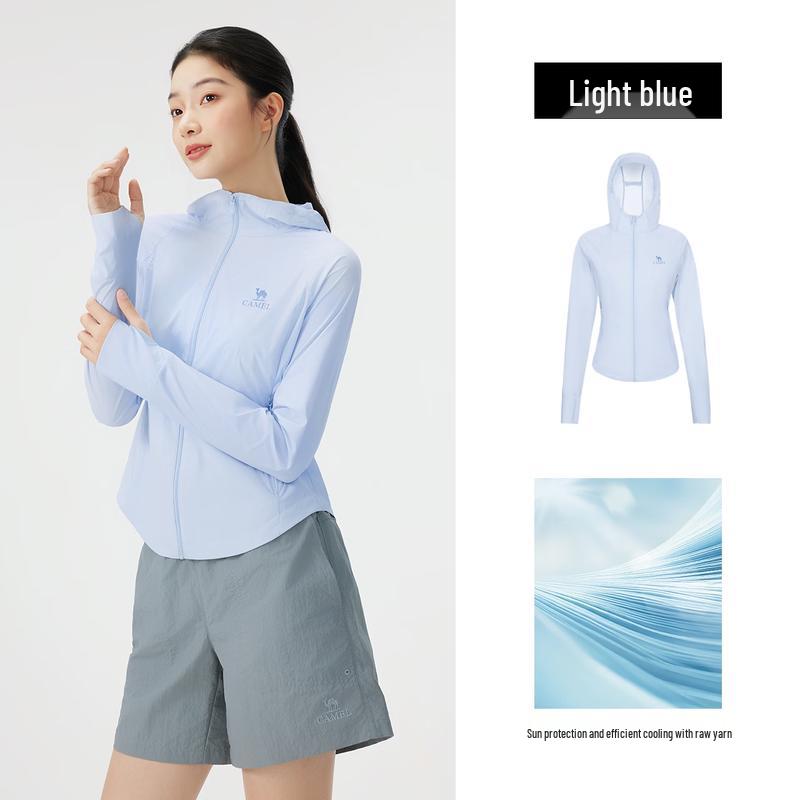 Camel Women's Slim Fit Breathable UV Protection Jacket