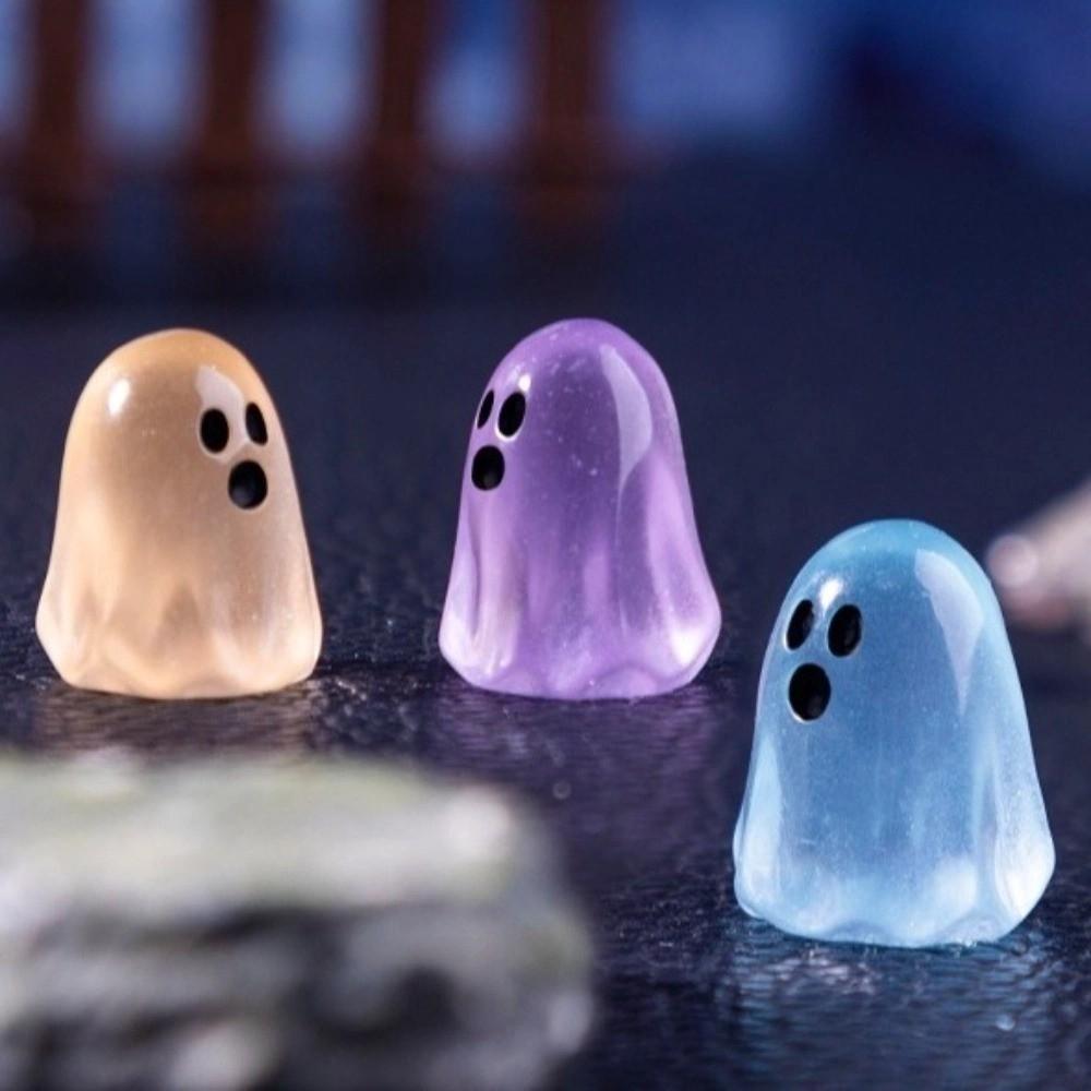 30pcs Luminous Action Figures Model Colorful Mini Landscape Statue Desktop Ornament  Halloween Decor