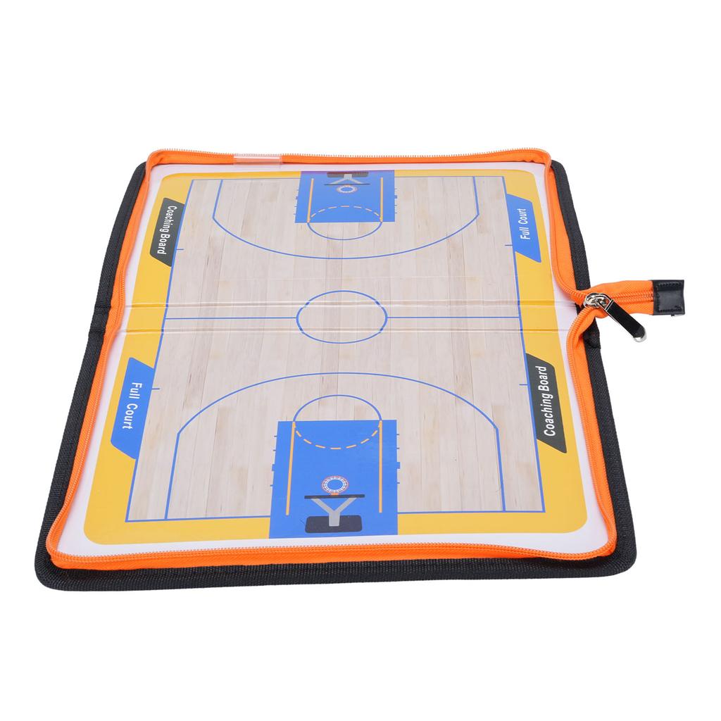 Basketbalová trenérská tabule Skládací Zapínání na zip Magnetická basketbalová podložka pro trénink zápasů