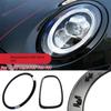 2pcs Font/Rear Lamp Frame Headlight Trim Ring For MINI COOPER F55 F56 F57 2013-2017 51712355791 51712355798