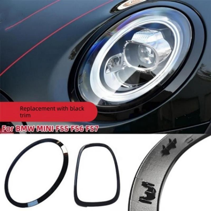 2pcs Font/Rear Lamp Frame Headlight Trim Ring For MINI COOPER F55 F56 F57 2013-2017 51712355791 51712355798