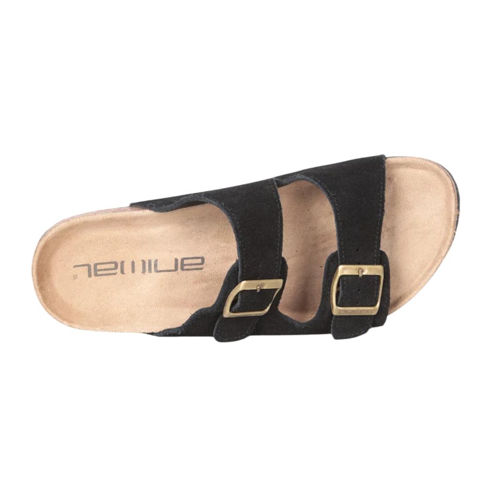Animal Womens/Ladies Leather Casual Sliders