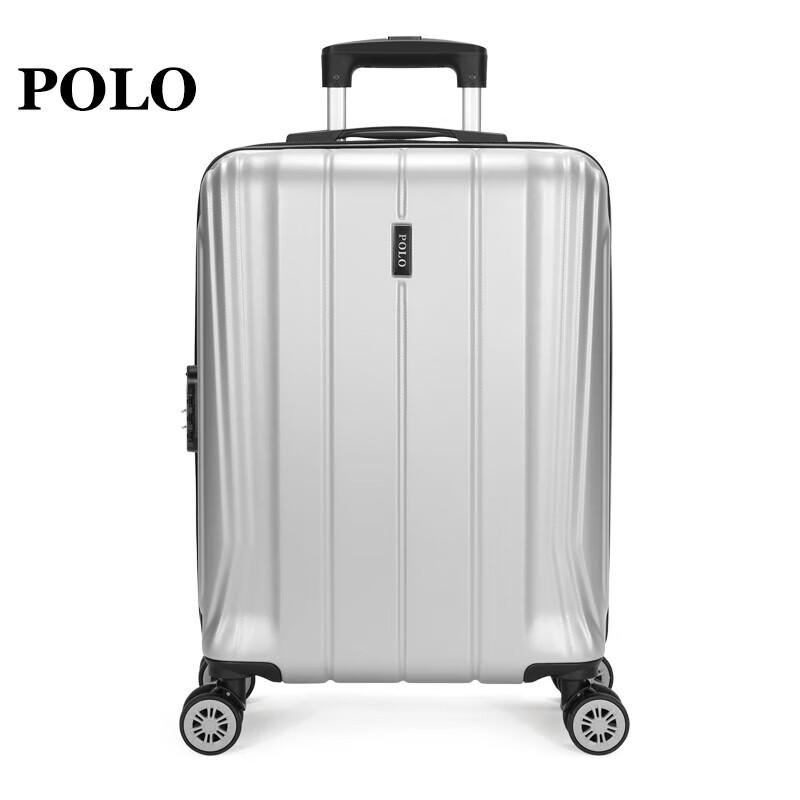 POLO Unisex 20-inch ABS Spinner Suitcase