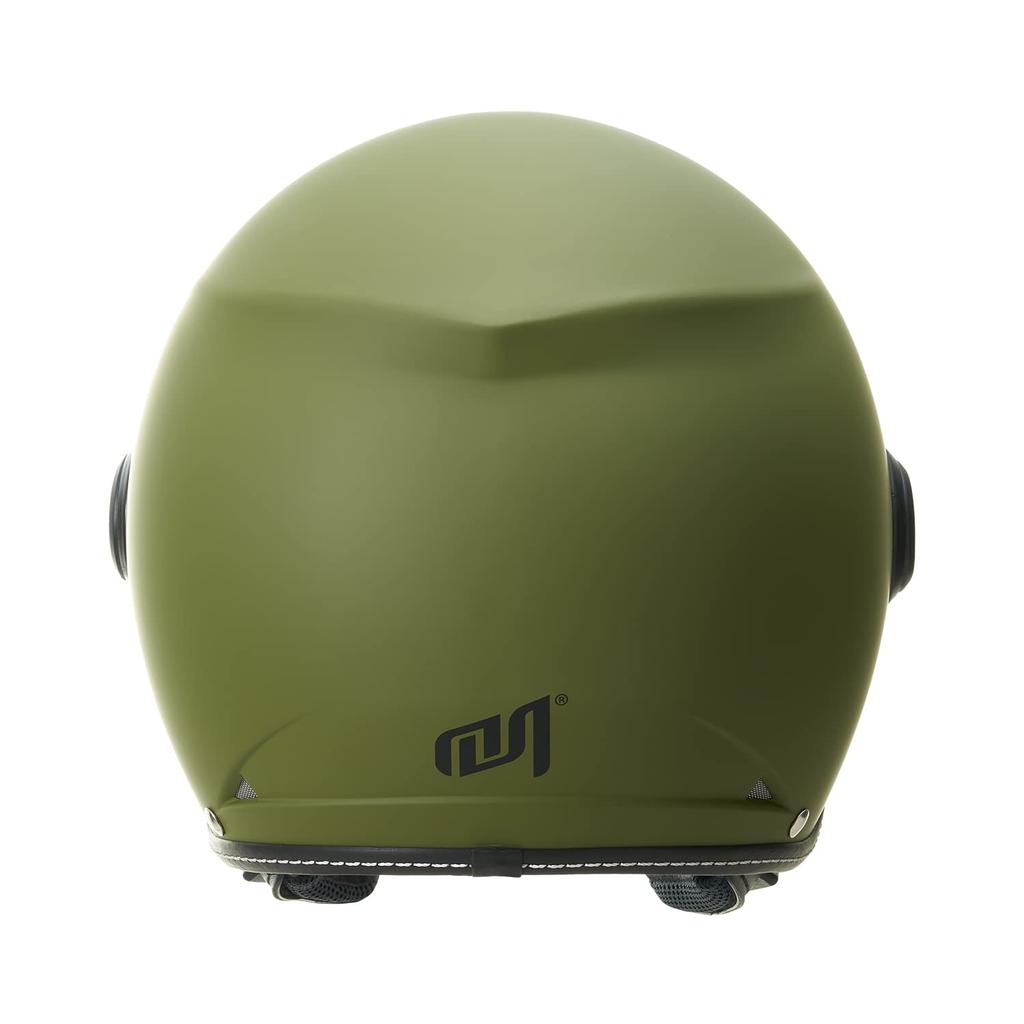 Marushin Jet SAFIT MS-340 Motorcycle Helmet, Matte Khaki, Size M (57-58cm), 4341709