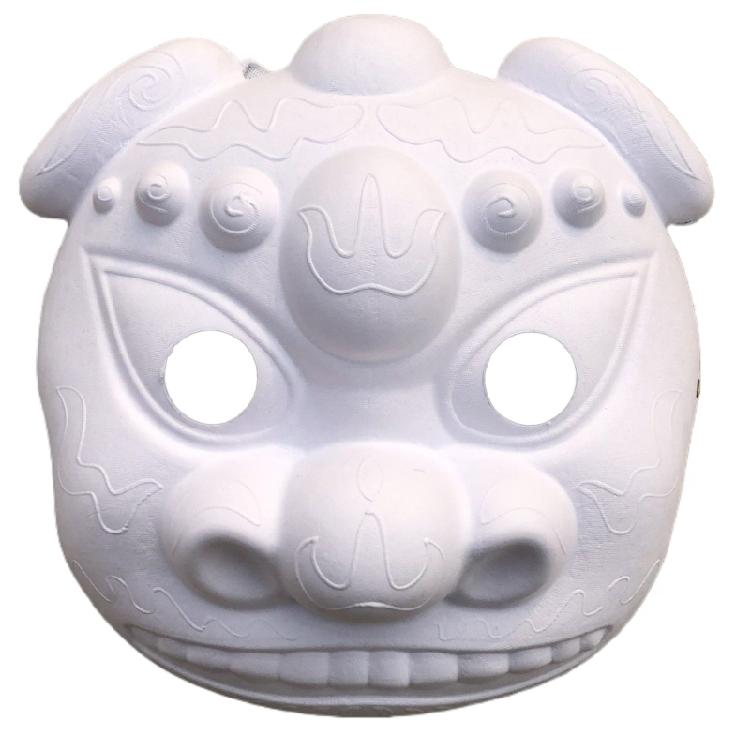 White DIY Blank Paintable Mask Blank Costume Mask DIY Full Face Mask Paintable