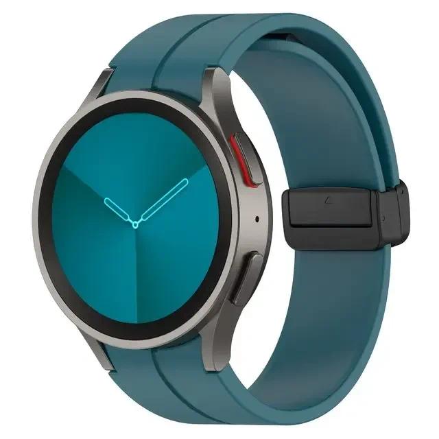 20mm Band For Samsung Galaxy Watch 7/6/5/4/44mm 40mm 5 Pro 45mm Silicone Bracelet Correa Galaxy Watch 6 Classic 47mm 43mm Strap