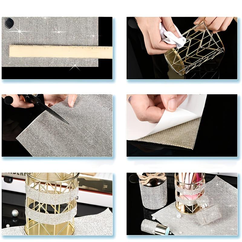 Sparkling Rhinestone Sticker Sheet for DIY Decoration