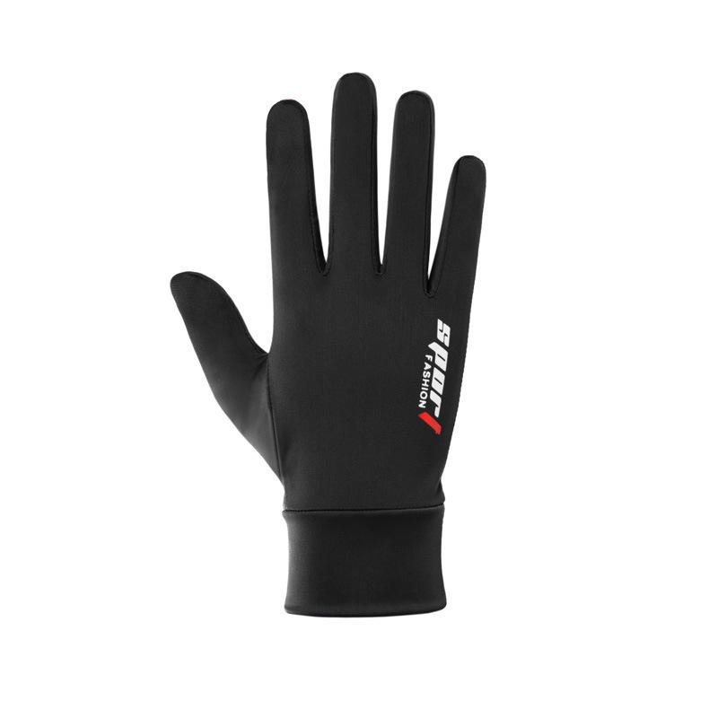 Spring and Summer Ice Silk Half-finger Gloves