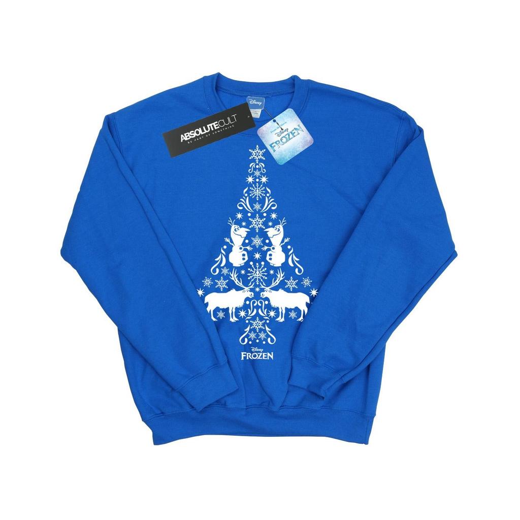 Disney Girls Frozen Christmas Tree Sweatshirt