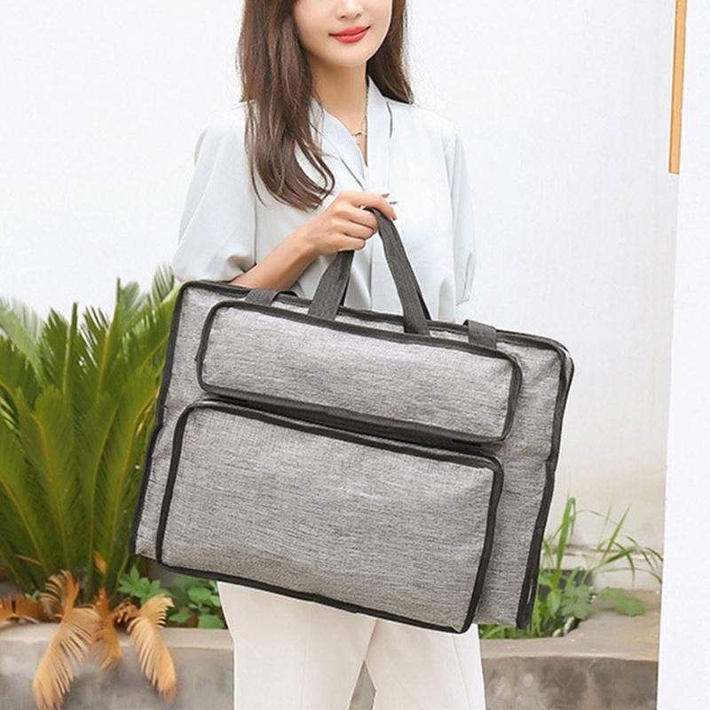 4K/8K Art Portfolio Bag Practical Portfolio Tote Drawing Board Bag for Brushes