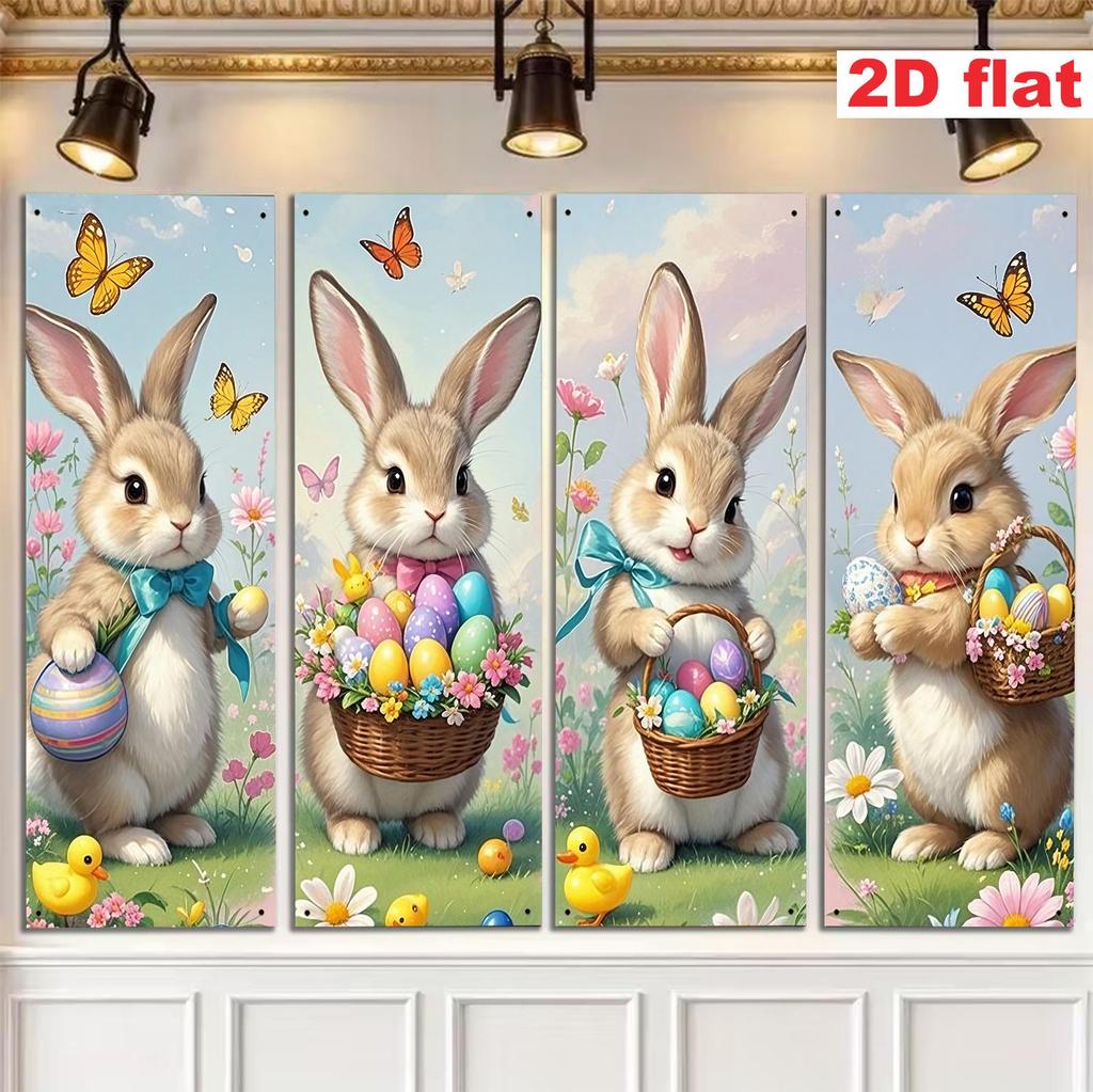 New Easter Garden Flag Set - Spring Decoration Banner