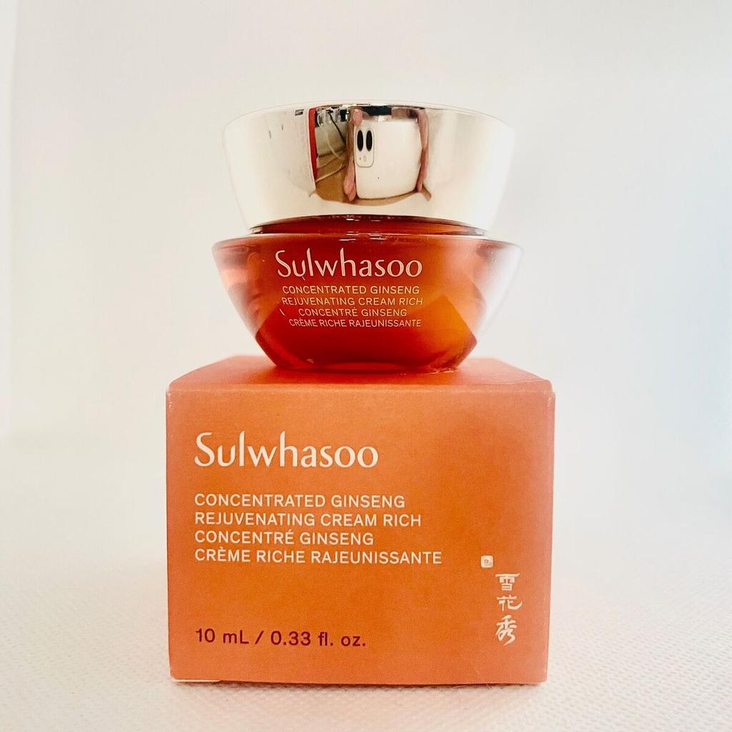 Sulwhasoo Concentrated Ginseng Rejuvenating Cream Rich 10ml +RANDOM GIFT