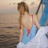 2024 South Korea Triangle One-Piece Swimsuit: Trendy Summer Fresh Dongdaemun Student Swimwear
