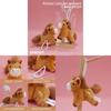 Plush Pony Keychain With Soft Polyester Fleece For Kids Gift And Bag Decor