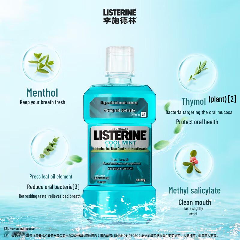 

Listerine Ice Blue Fresh Mouthwash
