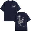 Ariana Grande Tričko s motivem okvětních lístků Pro muže Ženy 100% Bavlněná trička Hiphop Krátký rukáv Oversized Unisex Harajuku vysoká kvalita
