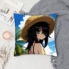 Anime Watamote K-Kuroki T-Tomoko Pillow Case Fashion Square Pillowcase Bedroom Sofa Room Ins Decoration Leisure
