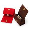 Velvet Jewelry Box Button Closure Travel Ring Box Jewelry Storage  for Wife Mom Daughter and Friend
