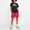 Nike Colorblock Letter Print Crew Neck T-Shirt Men Tops Black AR5007-013