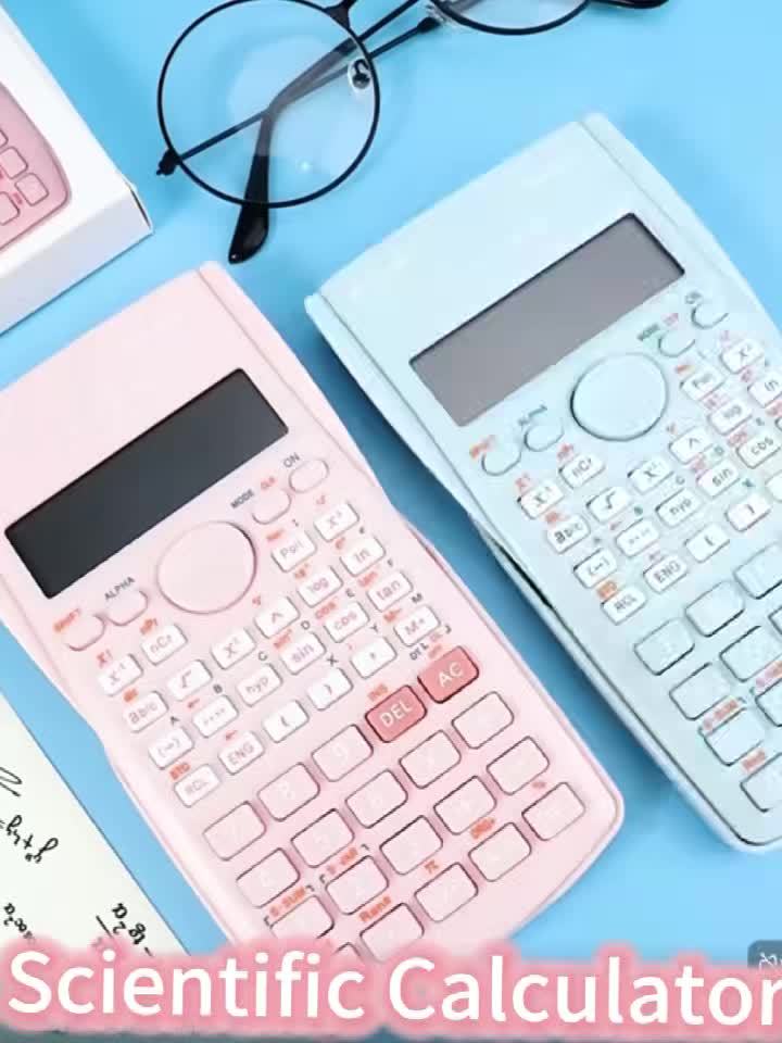 Scientific Function Calculator with Hard Case, Multi-Functional Math Calculator, 3 Colors Available, Perfect Gift for Students, Back to School