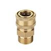 2Pcs Pressure Washer Adapter Kit Universal M22 14mm / 15mm Female Swivel to Quick Connect 3/8'' or 1/4" Release Set Nozzle