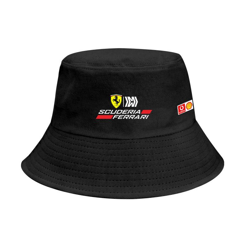Ρούχα Ομάδας Ferrari F1 Καλοκαιρινά Casual Καπέλα Μπασίνα Ανδρικά και Γυναικεία Καπέλα Ηλίου Καπέλα Ψαρά Για Ferrari F40 SF90 Scuderia Ferrari