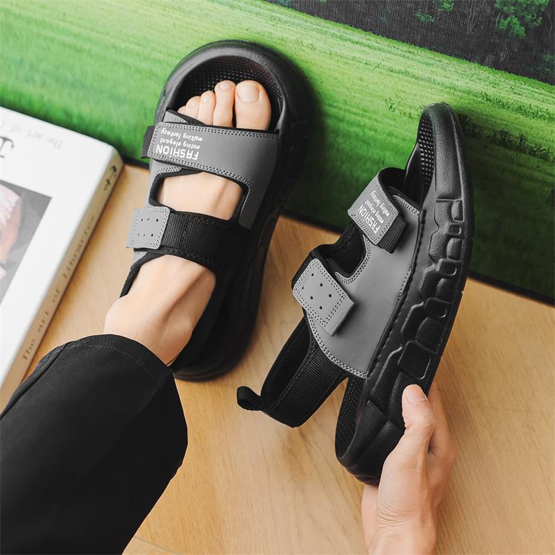 Sandals summer wear casual driving dual-purpose thick-soled wading sports beach slippers