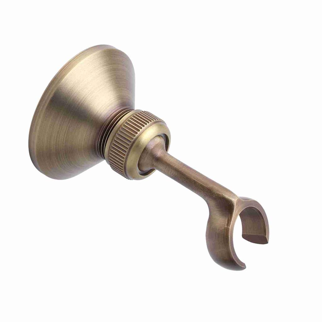 Suporte de Chuveiro Ajustável de Latão Galvanizado Cromado Base para Acessório de Banheiro Doméstico