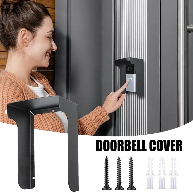 Ring Faceplate for Doorbell Large Ring Doorbell Accessories Waterproof and Weatherproof Precise Anti Glare Finish Long Lasting