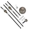 RC Front Rear Drive Shaft Axle with 38T and 13T Gear Set for Axial Wraith RR10/90018
