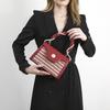 Elegant Wedding Bag for Women 2024 New Houndstooth Pattern Crossbody Handbag Underarm Bag Niche Red Bridal Wedding Bag