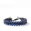 New Personality Trend Jewelry Bracelets Braided Bead Bracelets Bracelets Men's Dark Tiger's Eye Stone Bracelets