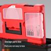 Heavy-Duty Multifunctional Tool and Storage Box for Home, Portable Plastic Organizer for Vehicle and Electrician Repairs