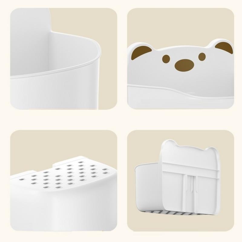 Nástěnný úložný box Kuchyňský koš na cibuli, zázvor, česnek Stojany na koření Koš na koření Koupelnový organizér