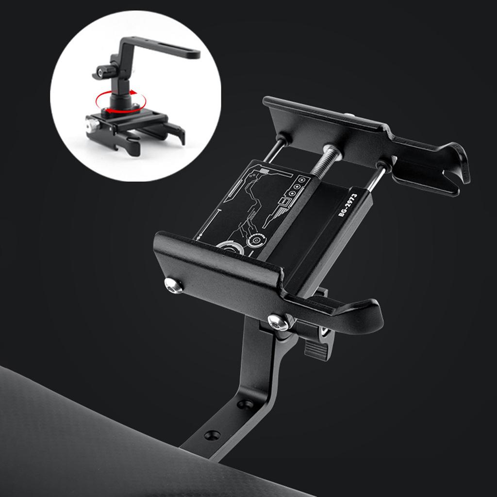 Bicycles Phone Cradle 360 Degree Rotatable Bikes Handlebars Phone Mount Bracket Bicycles Phone Stand Phone Holder Rack