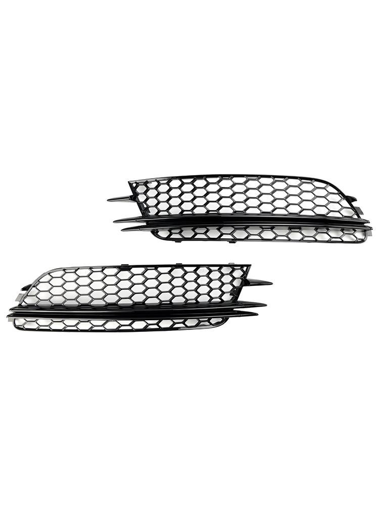 2PCS Front Fog Light Cover Bezel Bumper Grille 7911070549 4G0807681F Fit A6 4G C7 2012-2015