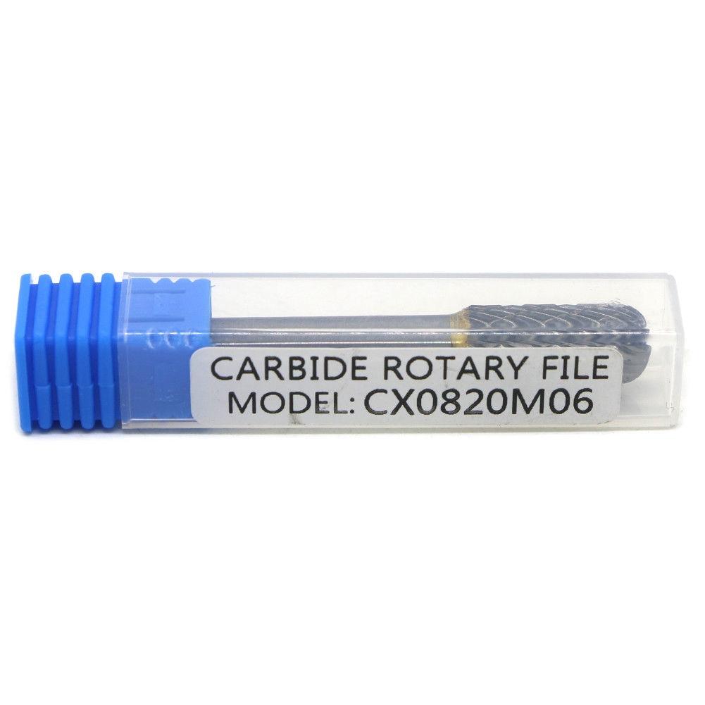 Hartmetall Frässtift Fräser Drehfeilenfräser Schaft 6mm Schleifkopf Fräskopf