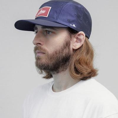 AKAW Overfit Metallic Camp Cap (Indigo Blue)