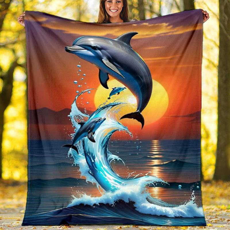 Jesus Religious Art Fleece Printed Flannel Blanket, Warm Soft Throw Sofa Bed Blanket
