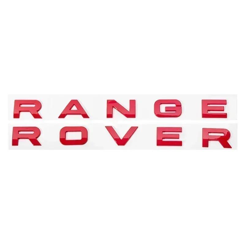 Insignia de Emblema de Calavera de Capó Delantero de Coche 3D ABS Pegatina de Letras para Logo de Range Rover Para Range Rover Evoque Sport HSE SE V8 Accesorios
