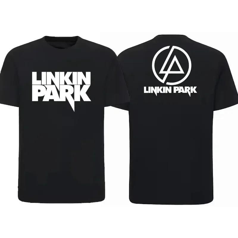 2026 Hot New Linkin Park Band Printed Graphic T-shirt Men s Short Sleeve T-shirt High Quality Women s Clothing Street Wear Casual Loose Tee Top 4XL