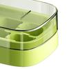 Mini Press-Release Ice Cube Tray with Soft Bottom BPA-Free Plastic Mold for Freezer Easy-Release Leak-Proof Space-Saving Ice Maker for Home Party