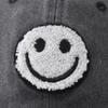 Washed and Made Old Parent-child Sticker Smiley Face Embroidered Baseball Cap Washed and Made Old Peaked Cap Classic Baseball Cap