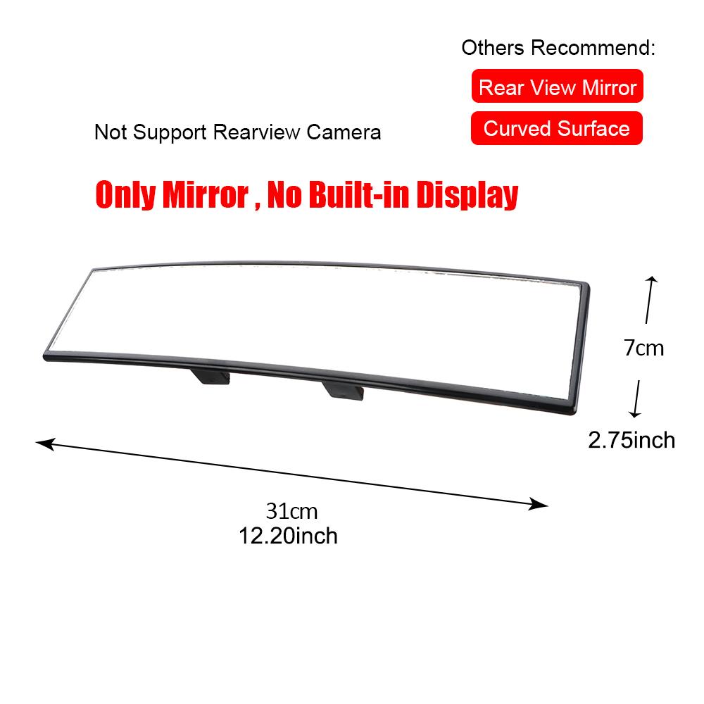 

300мм Угловое Панорамное Зеркало Заднего Вида Автомобиля с Широким Обзором Авто Вспомогательное Зеркало Автомобильные Аксессуары для Интерьера Детское Зеркало Заднего Вида белый