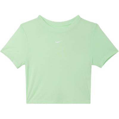 Serie Essenziali Sportivi Dopamina Tinta Unita Slim Fit Corta Casual Comoda T-Shirt Magliette Donna Verde Vapore FB2874-376